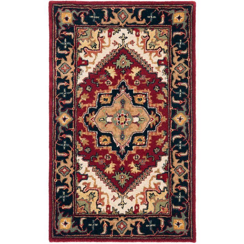 Heritage HG625 Handmade Accent Rug - 2'x3' - Red - Safavieh