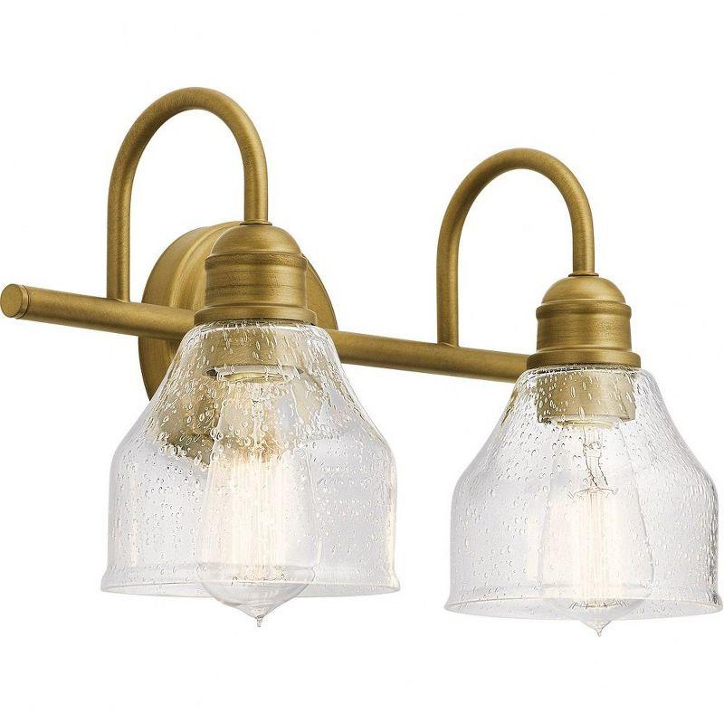 Kichler Lighting Avery 2 - Light Vanity in  Natural Brass