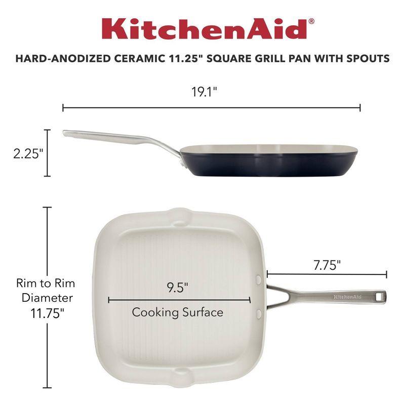 KitchenAid® KitchenAid® Hard Anodized Ceramic Nonstick Griddle / Grill Pan