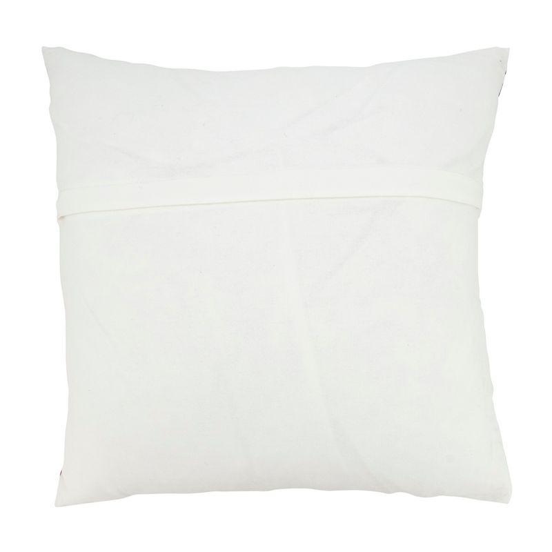 Saro Lifestyle Patriotic Pride Poly Filled Throw Pillow, Multicolored, 20"x20"