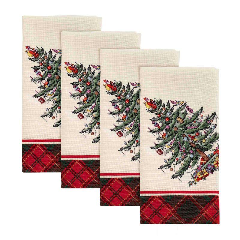 Christmas Tree Tartan Napkins