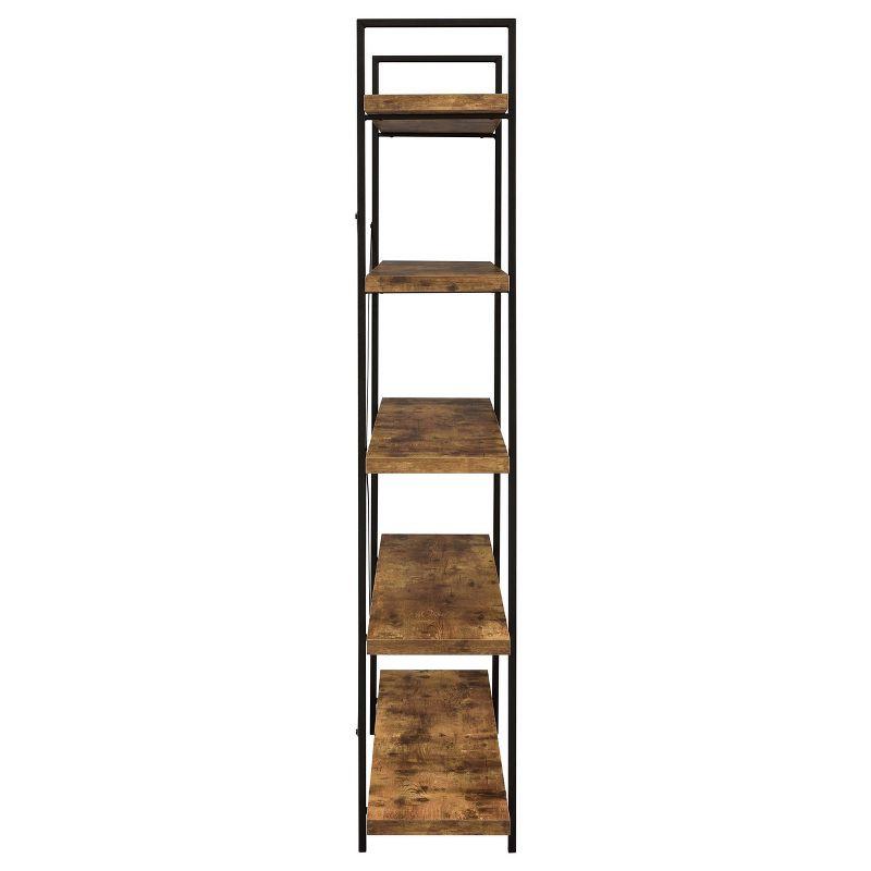 70" Cole 5 Shelf Bookcase with Frame - Coaster