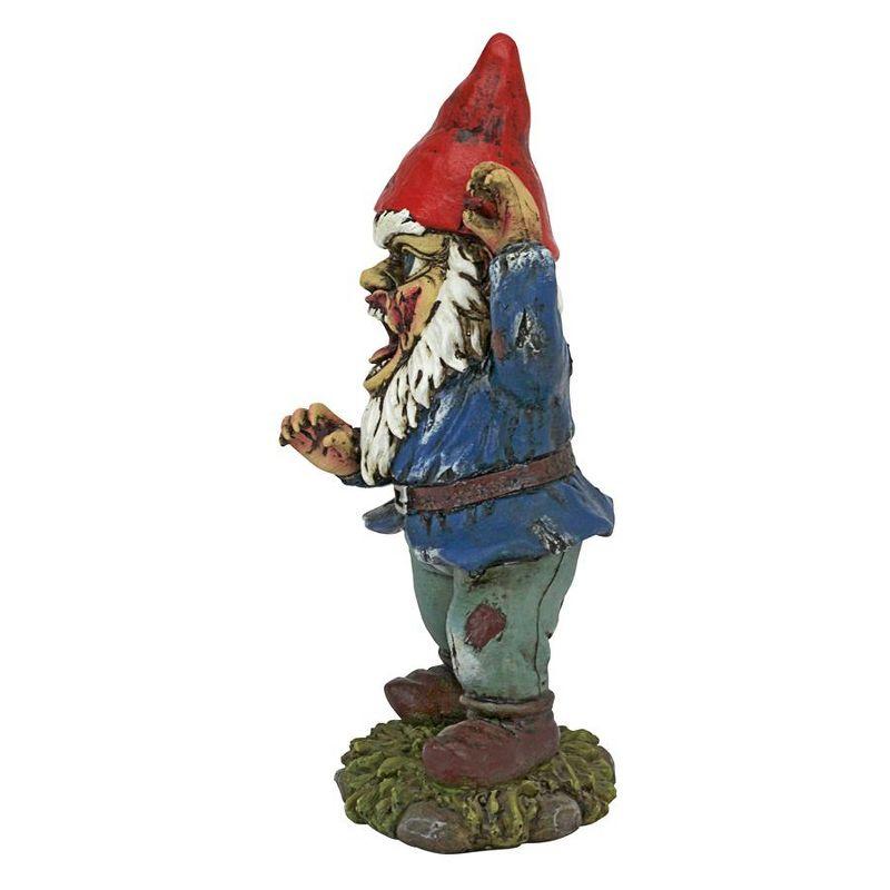 Full Color Zombie Apocalypse Garden Gnome Statue