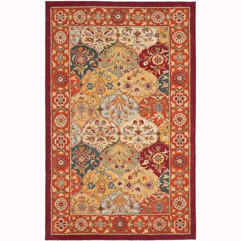 Heritage HG510 Hand Tufted Area Rug - Multi/Red - 6'x9' - Safavieh.
