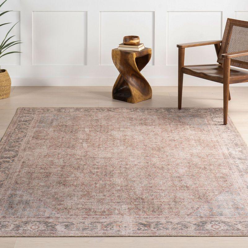 Nuloom Hillstone Collection Traditional Vintage Medallion Indoor Area Rug