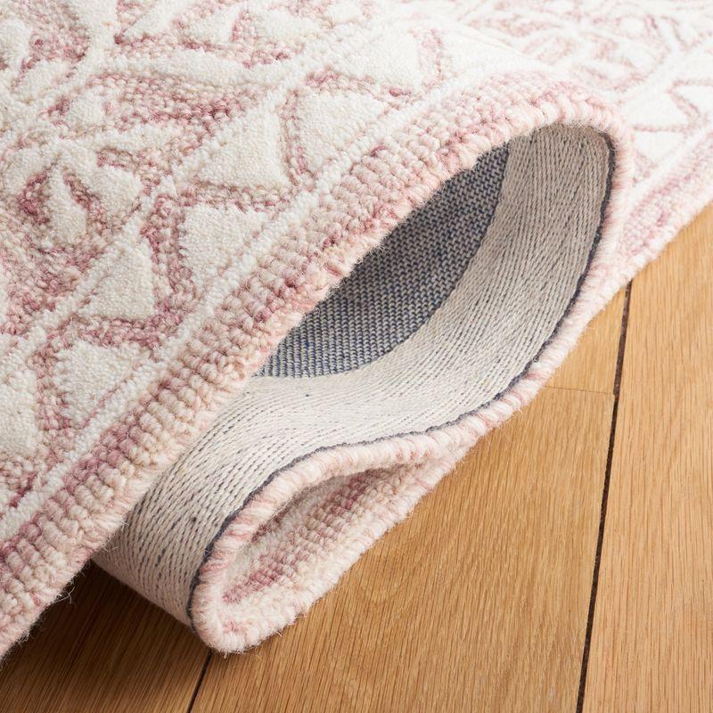 Metro MET903 Hand Tufted Indoor Accent Rug - Dark Pink/Ivory - 3'x5' - Safavieh