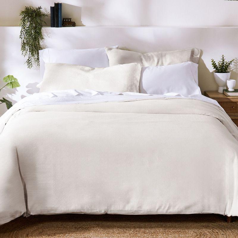 Duvet Cover Set 400 Thread Count 100% Cotton Sateen - Button Closure, Corner Ties by California Design Den