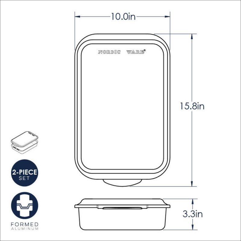 Nordic Ware Nordic Ware Natural Commercial Covered Cake Pan