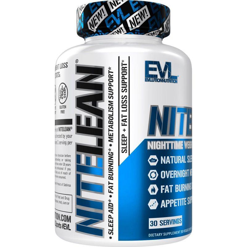 Evlution Nutrition NiteLean - Nighttime Weight Loss Support - 30 Servings