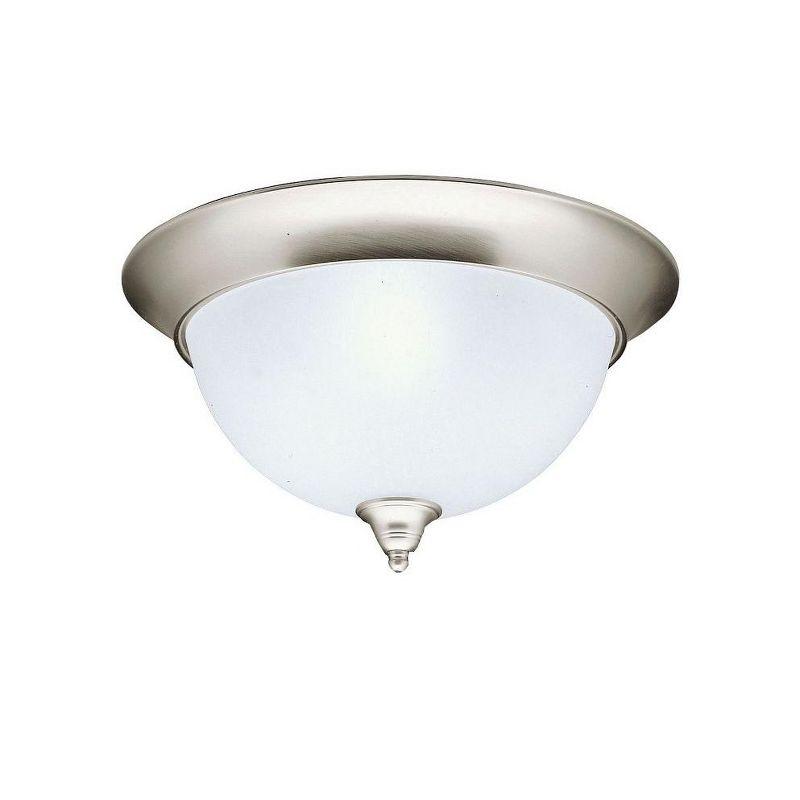 Dover™ 16" 3 Light Flush Mount Brushed Nickel