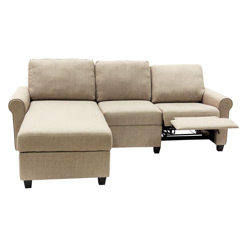 Serta Palisades Reclining Sectional Sofa with Storage Chaise