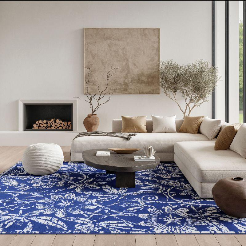 Nourison Whimsicle WHS05 Indoor only Area Rug - Navy 7' x 10'