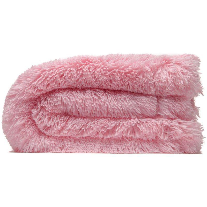 Chanasya Shaggy Shaggy Super Elegent Sherpa Long Fur Throw
