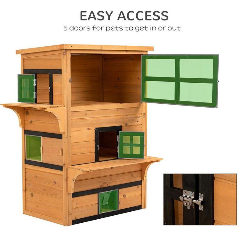 Tucker Murphy Pet™ 3-Story Cat House Feral Cat Shelter
