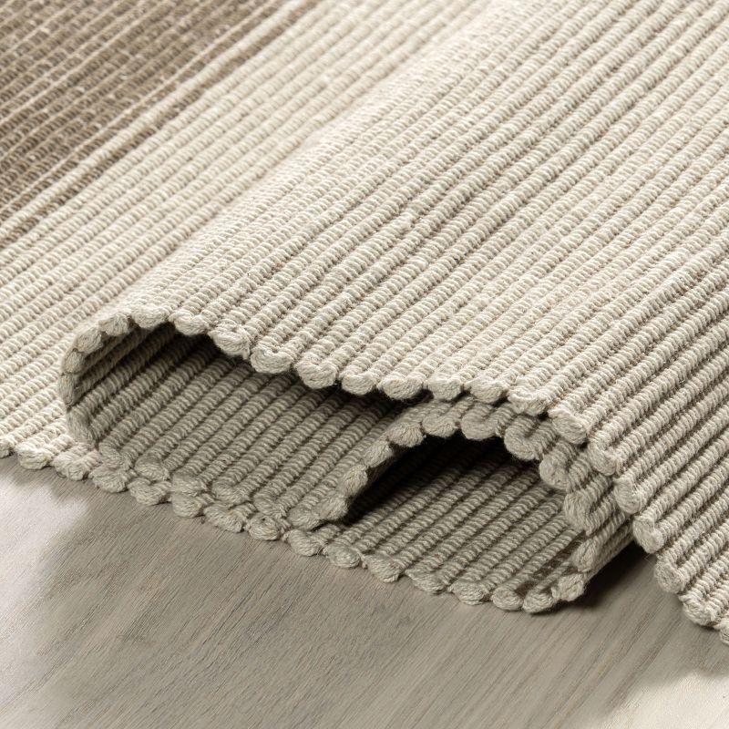 Ebern Designs Hertford Checked Cotton Area Rug