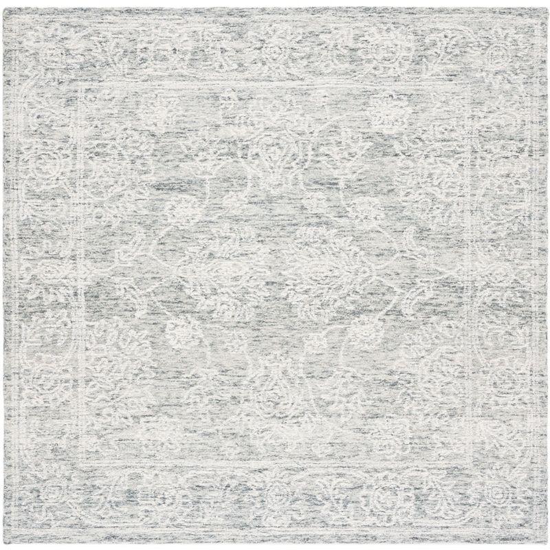 Metro MET806 Hand Tufted Indoor Area Rug - Natural/Grey - 6'x6' - Safavieh
