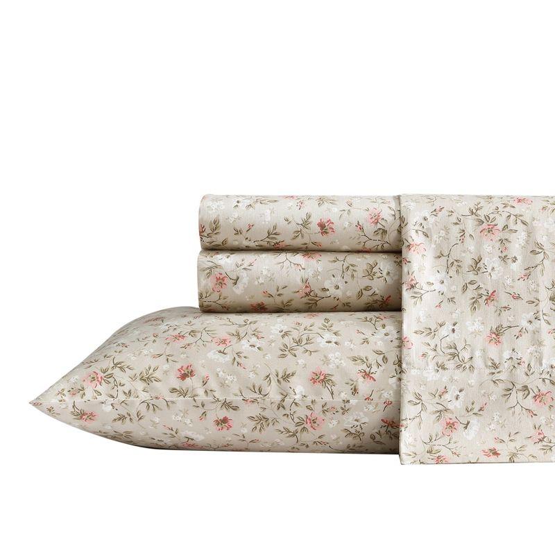 Laura Ashley Sateen Cotton Printed Sheet Sets