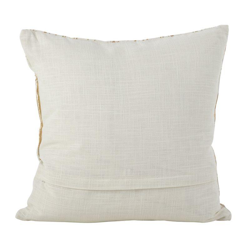 Loretta Abstract Square Cotton Pillow Cover