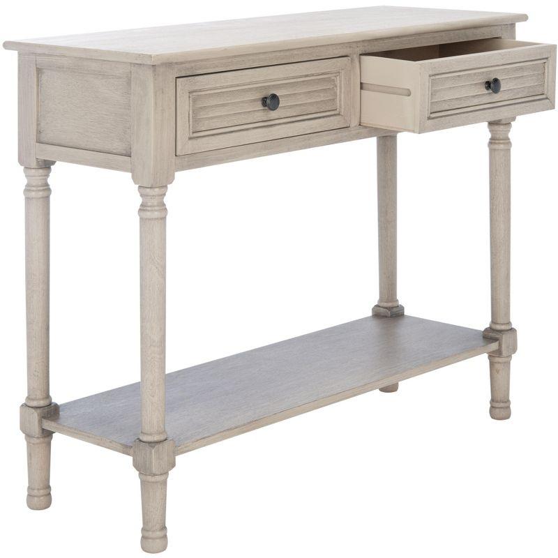 Tate 2 Drawer Console Table - Greige - Safavieh