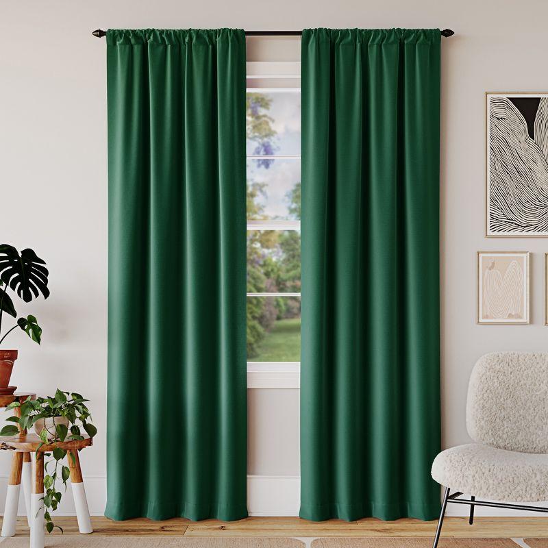 Rianna Theater Grade Extreme 100% Blackout Rod Pocket Curtain Panel