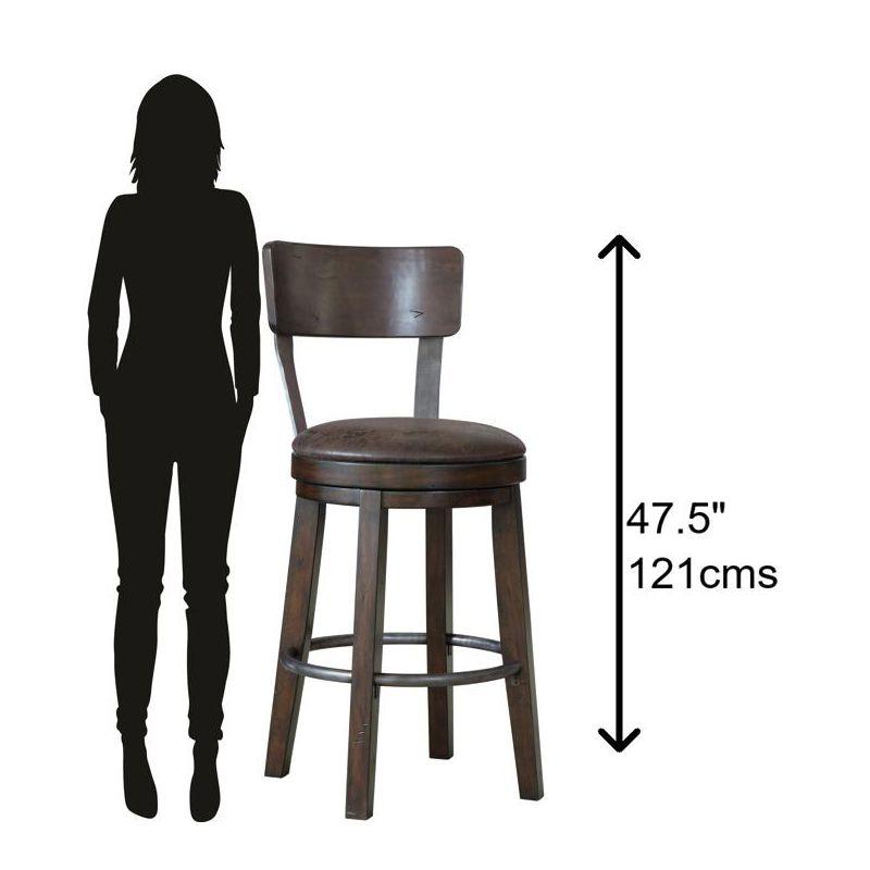 Howard Miller® Bev Trolley Solid Wood Counter Stool