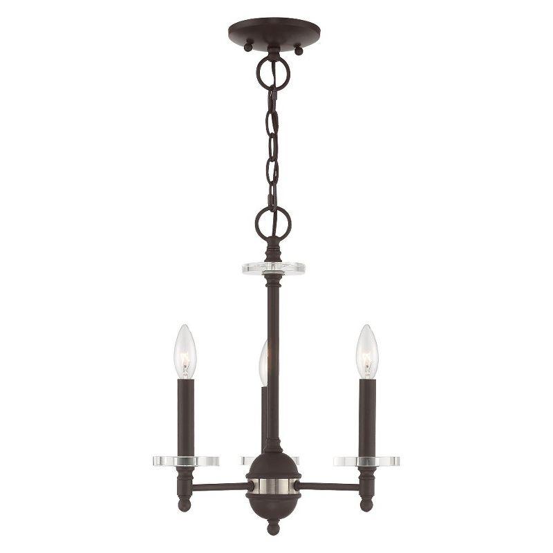 Livex Lighting Bennington 3 - Light Chandelier in  Bronze