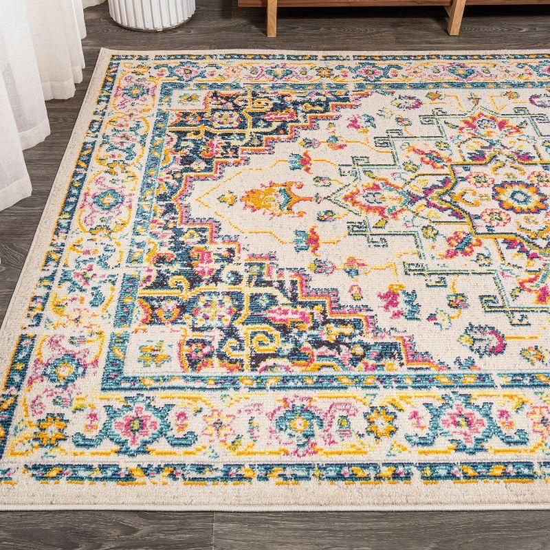 Brooklyn Geometric Medallion Area Rug  - JONATHAN Y