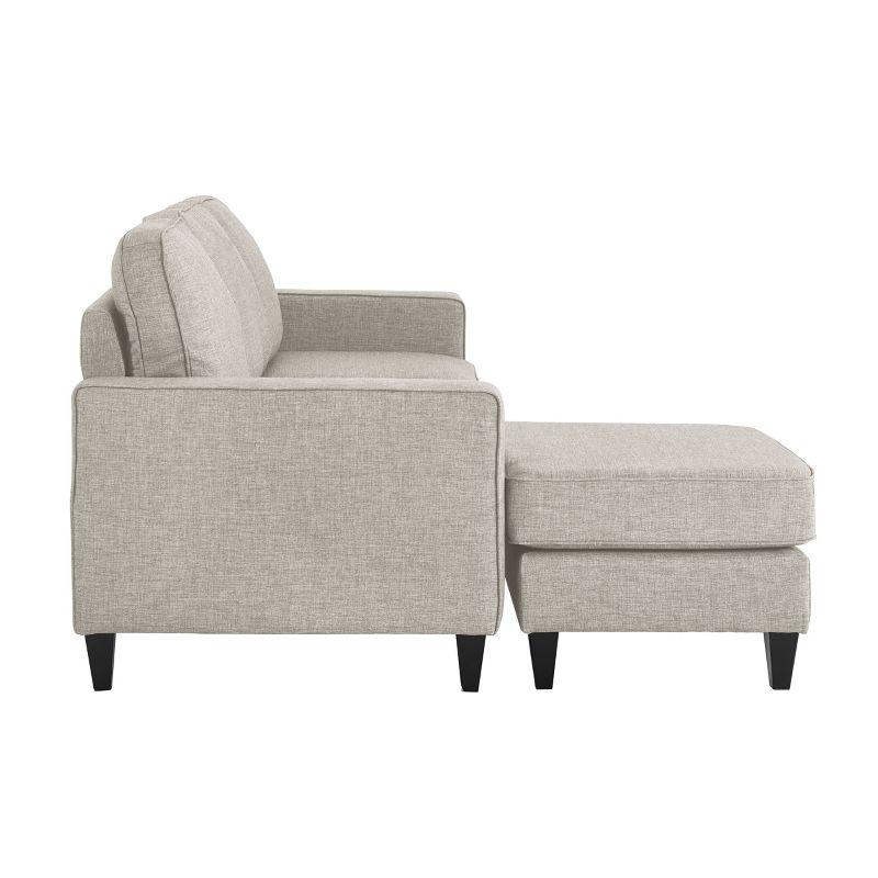 Serta Harmon Upholstered Reversible Sectional Sofa and Chaise