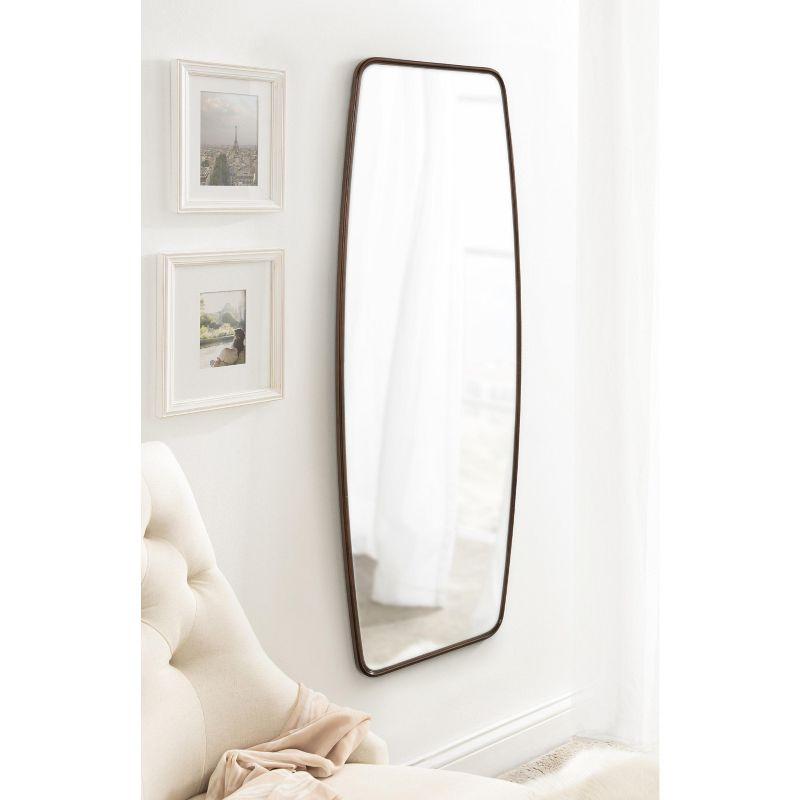 Kate and Laurel Caskill Rectangle MDF Full Length Mirror, 18x48, Bronze