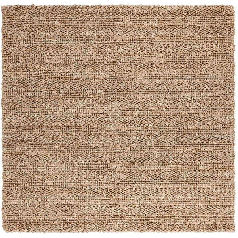 Natural Fiber NF402 Handmade Indoor Area Rug - Natural - 6'x6' - Safavieh