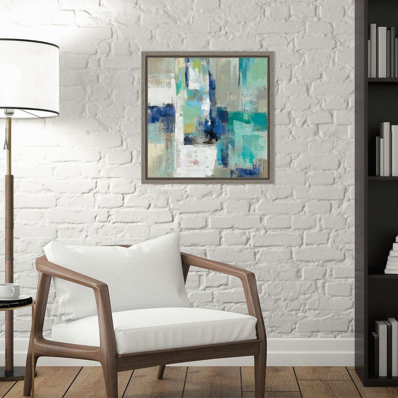 Amanti Art Spring Reflections by Silvia Vassileva Canvas Wall Art Print Framed 16 x 16-in.