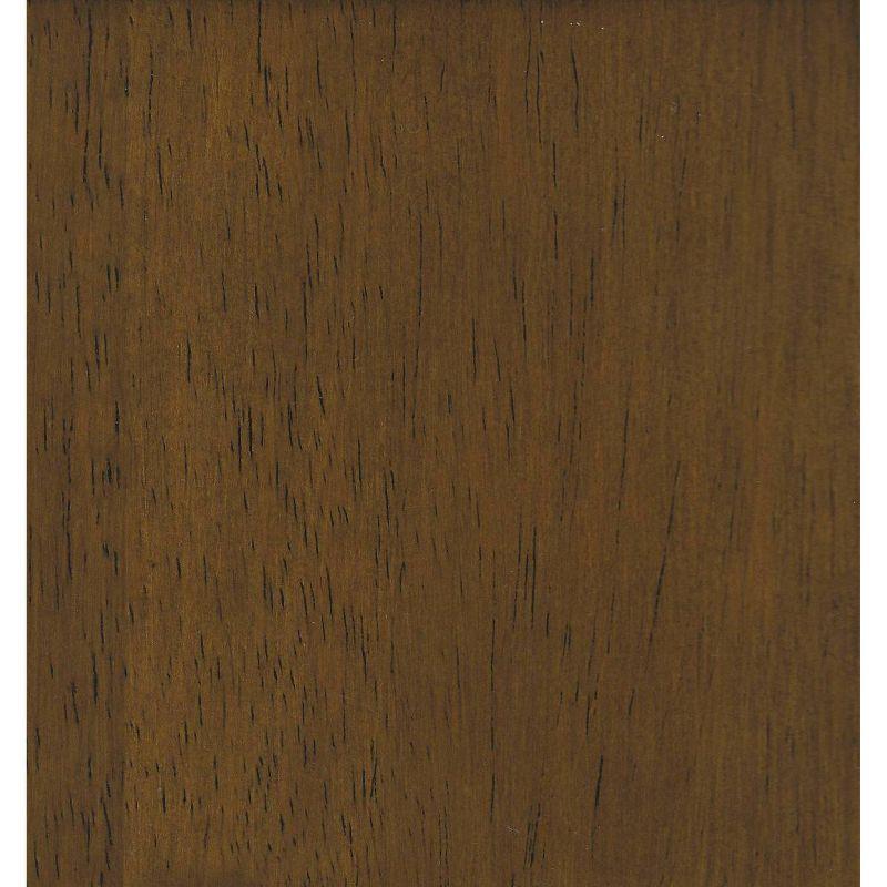 Kolbe Dining Chair Carmel Faux Leather - HomePop: Espresso Legs, PVC Upholstery, Spot Clean