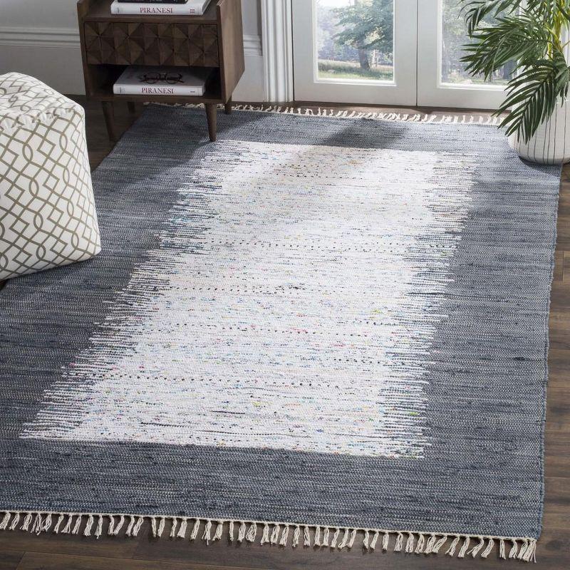 Montauk MTK711 Hand Woven Indoor Area Rug - Ivory/Grey - 5'x8' - Safavieh.