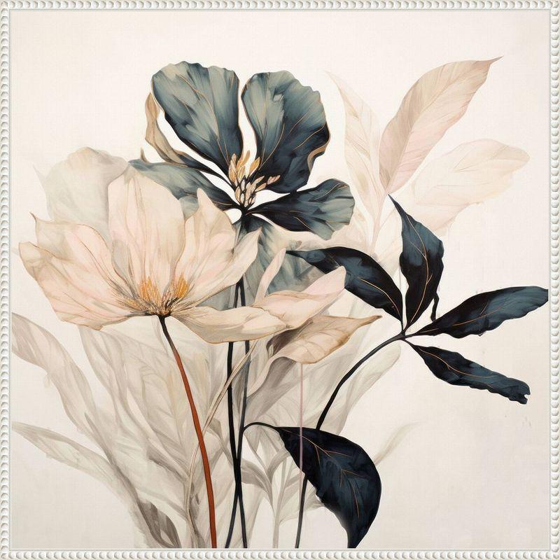 Amanti Art 30"x30" Whimsical Blossoms I by Lazar studio Framed Canvas Wall Art Print