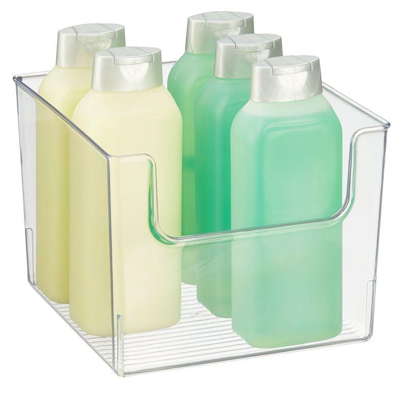 Clear Acrylic Large Open Front Bathroom Organizer Bin