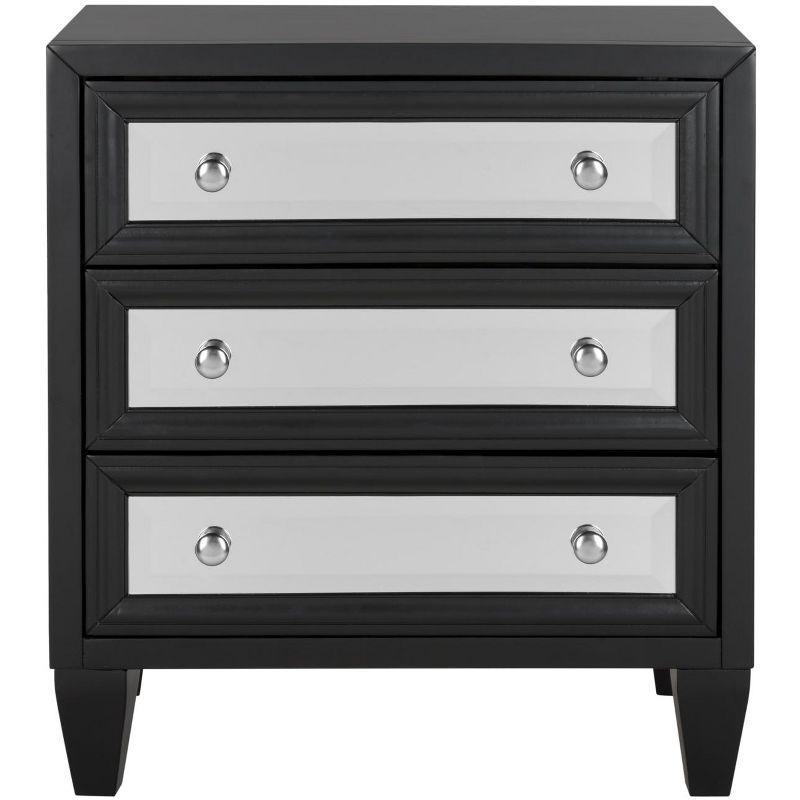 Marlon 3 Drawer Chest - CHS9202 - Black - Safavieh