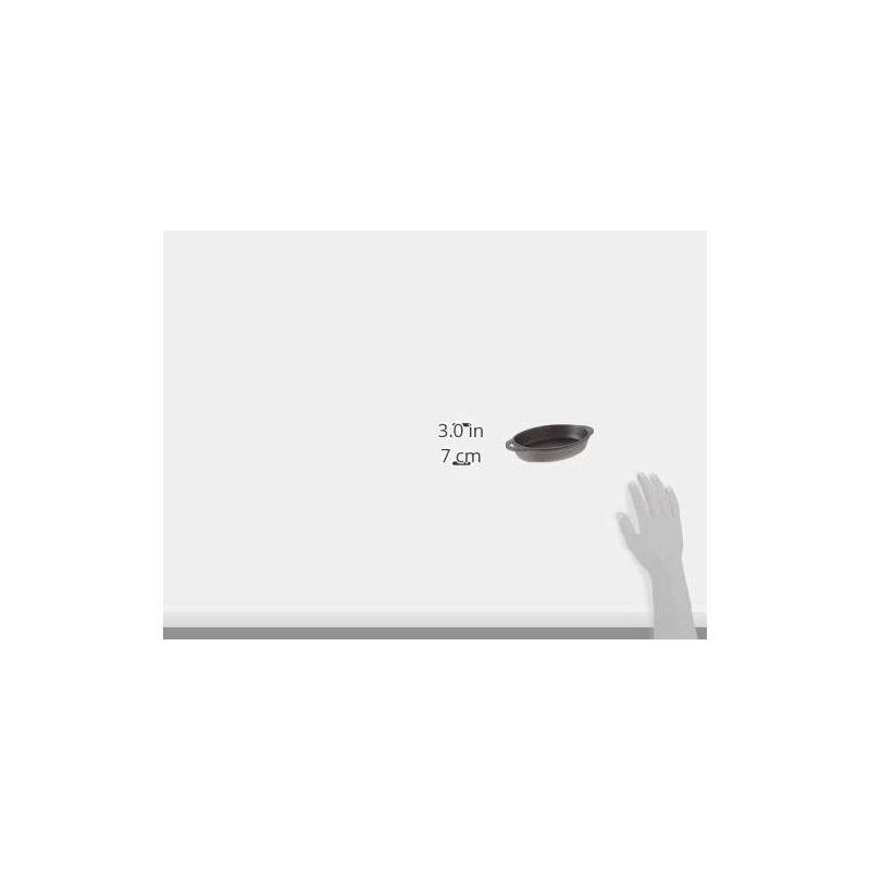 Old Mountain Pre-Seasoned Cast Iron 4.5 Inch Oval Single Serve Dish