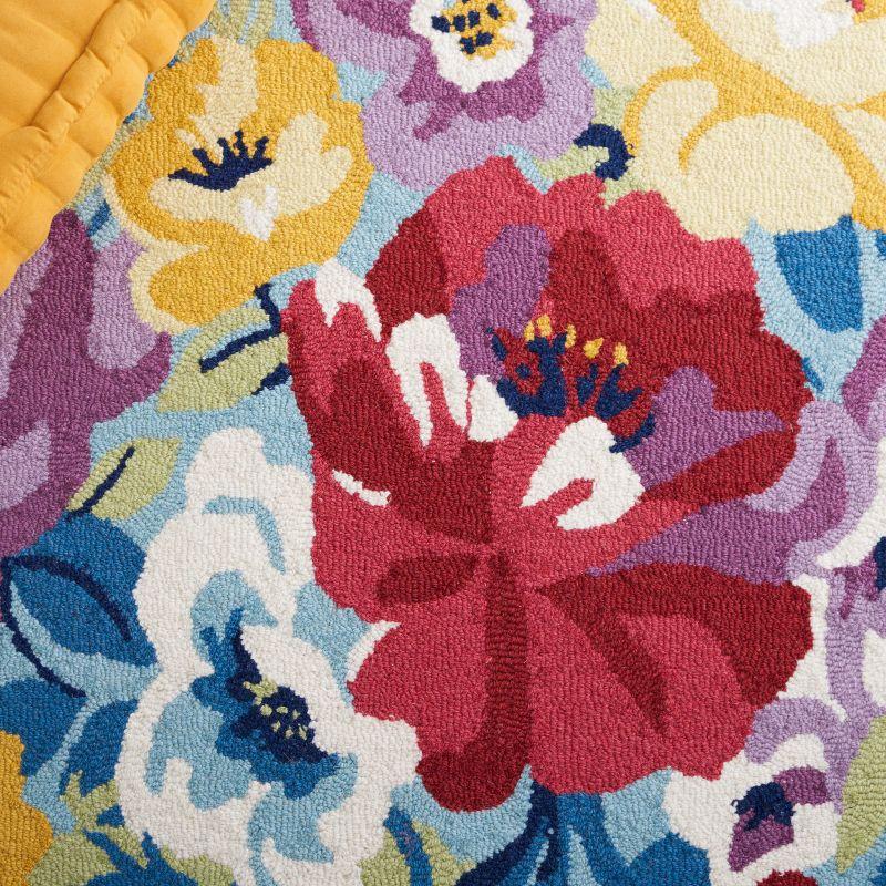 Chelsea HK219 Hand Tufted Area Rug - Blue/Rose - 4'x6' - Safavieh.