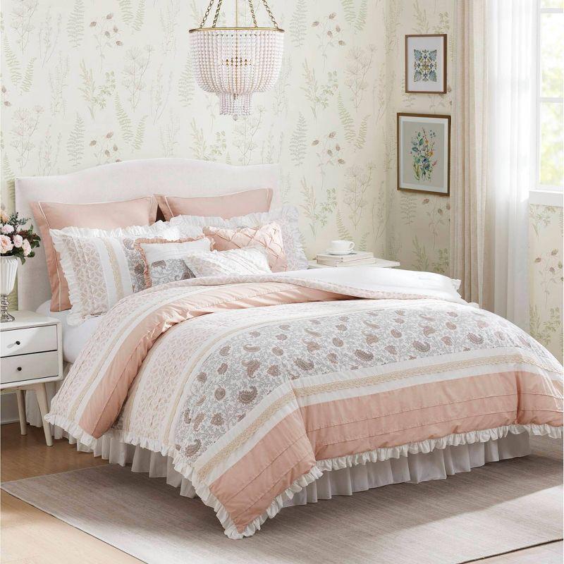Dawn 9 Piece Cotton Percale Comforter Set