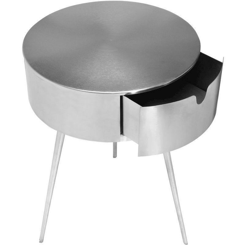 Meridian Furniture,Bali Silver Nightstand