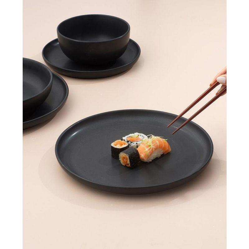 JoyJolt Mesa 18pc Stoneware Dinnerware Set