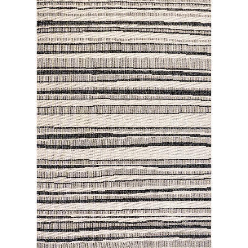 Castara Wavy Stripe Modern Indoor/Outdoor Area Rug - JONATHAN Y