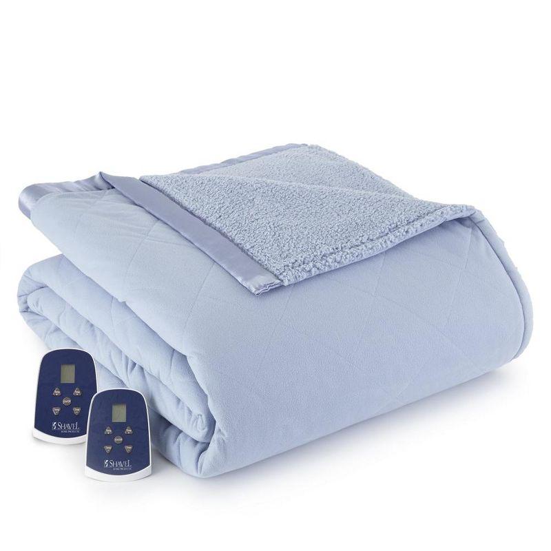 Micro Flannel® Micro Flannel® Reverse to Sherpa Electric Blanket