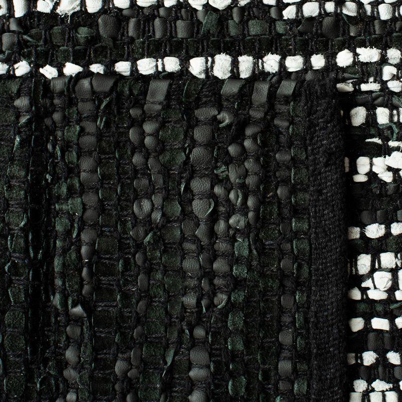 Vintage Leather VTL389 Hand Woven Indoor Accent Rug - Light Grey/Grey - 2'x3' - Safavieh.