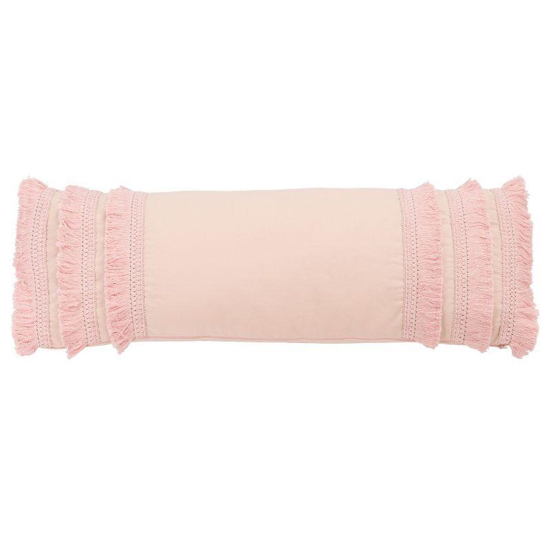 Grema Pillow - Pink - 12"X36" - Safavieh