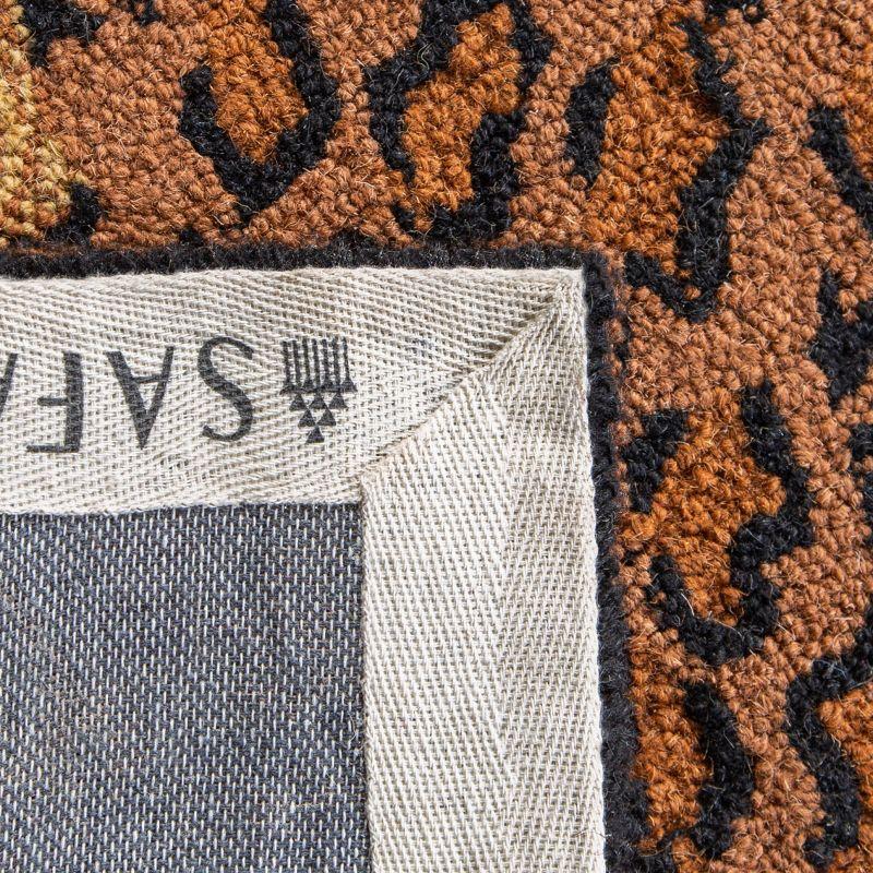 Chelsea HK15 Handmade Area Rug - 9'x12' - Black/Brown - Safavieh