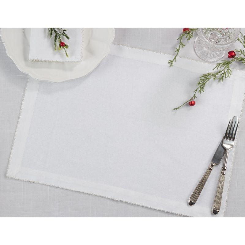 Recotting Cotton No Pattern Rectangle Placemat (Set of 4)