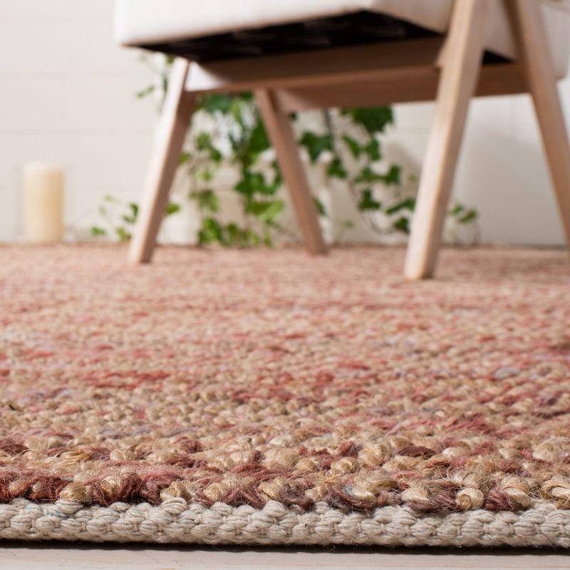 Bohemian BOH901 Hand Woven Indoor Area Rug - Natural/Pink - 5'x8' - Safavieh