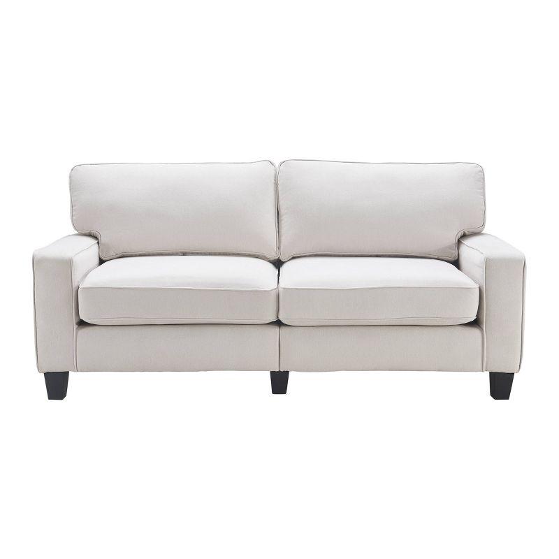 Serta Palisades 78" Track Arm Sofa, Easy Care Fabric, Soft Pillow Back, Pocket Coil Seat Cushions