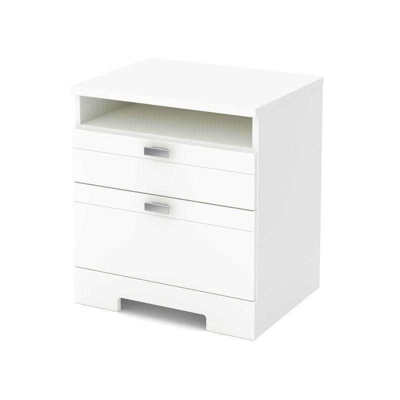 Reevo 2 Drawer Nightstand